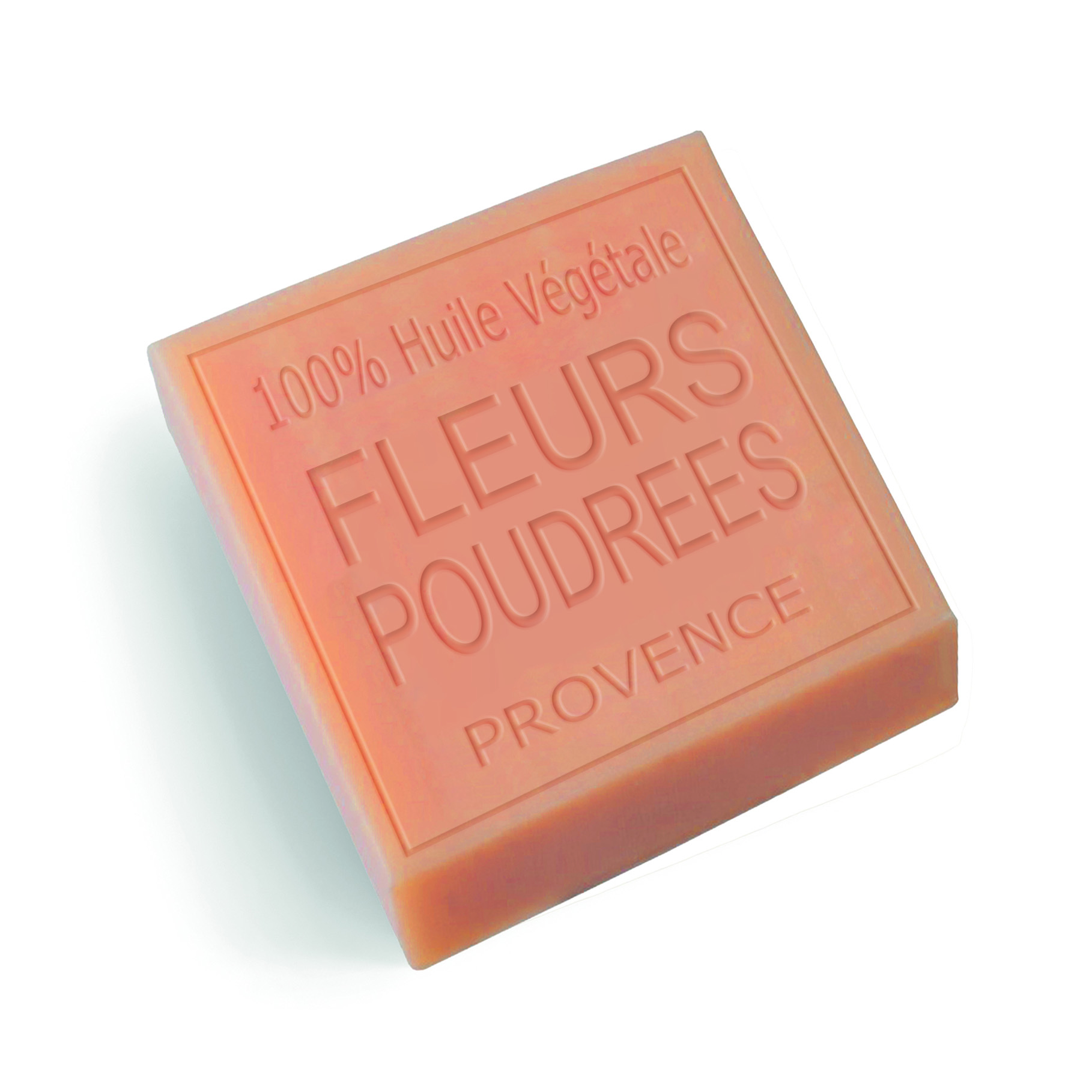 Savon parfumé fleurs poudrées 100g, savon artisanal made in Provence