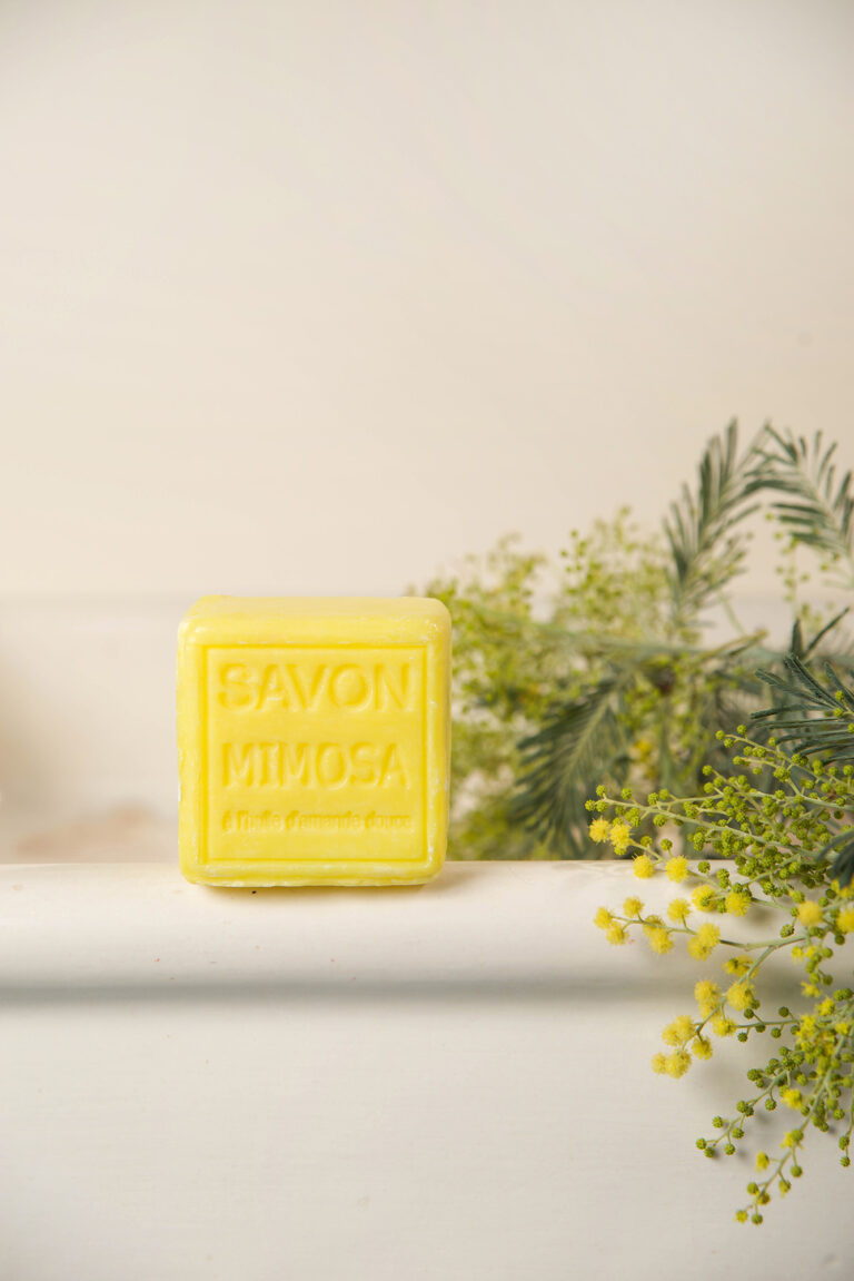 Savon cube Mimosa