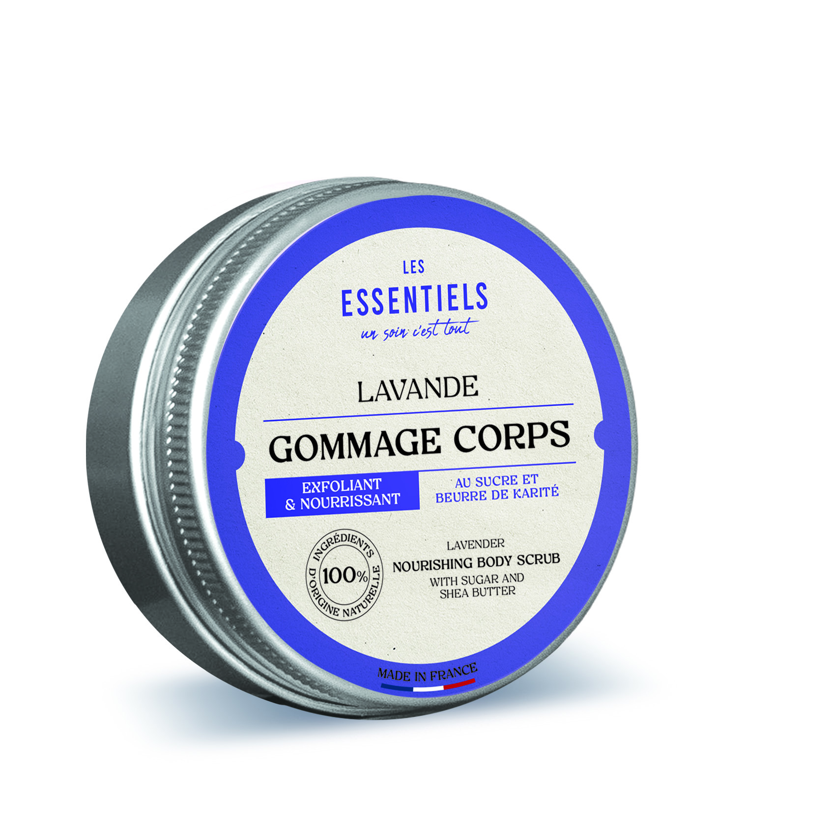 Gommage corps à la lavande 200ml certifié COSMOS Natural